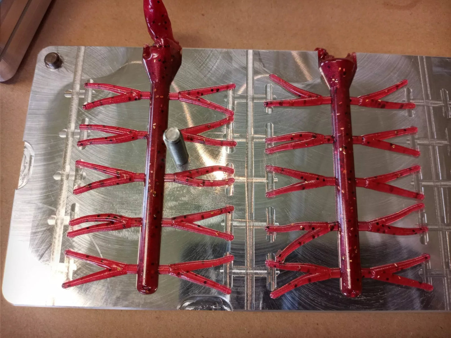Aluminum Injection Bait Mold, 4 inch Fork Tail Minnow - TAIL SECTION ONLY