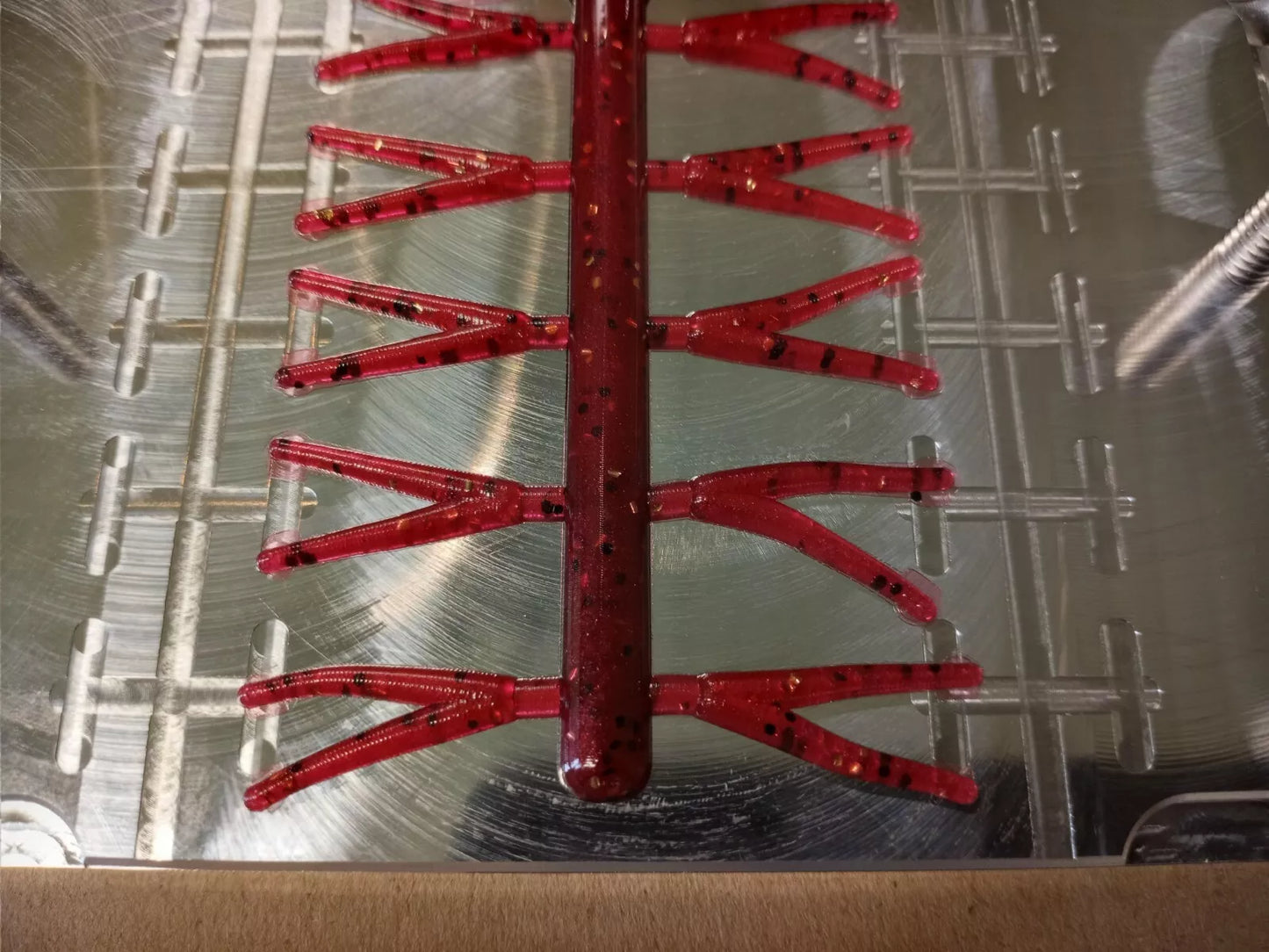 Aluminum Injection Bait Mold, 4 inch Fork Tail Minnow - TAIL SECTION ONLY