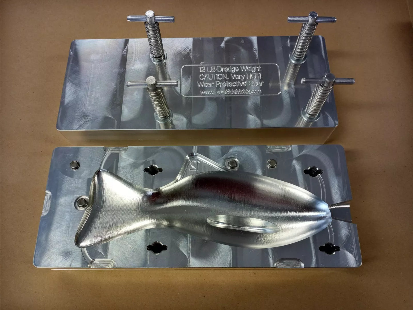 Heavy Dredge Fish Weight Mold - 12 LB