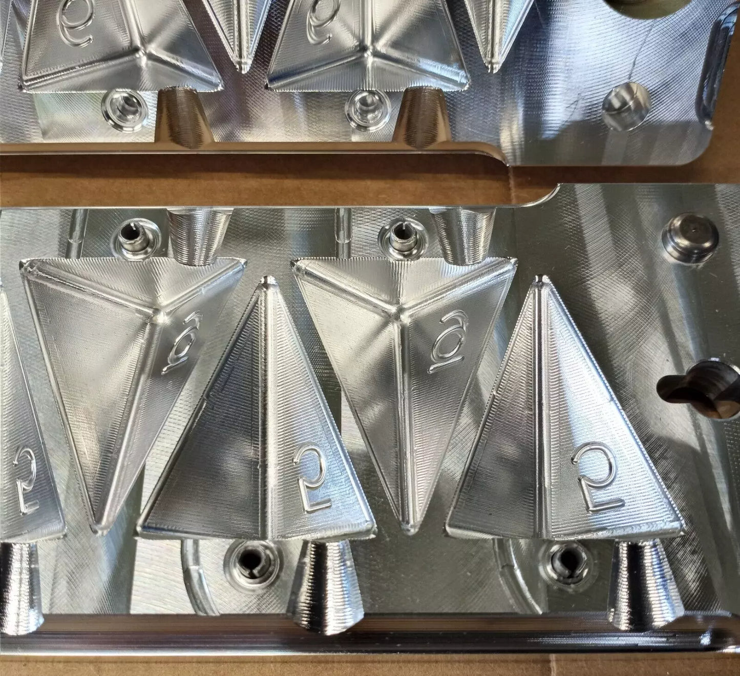 5 oz and 6 oz Combo Pyramid Sinker Production Mold ( 14 cavity )