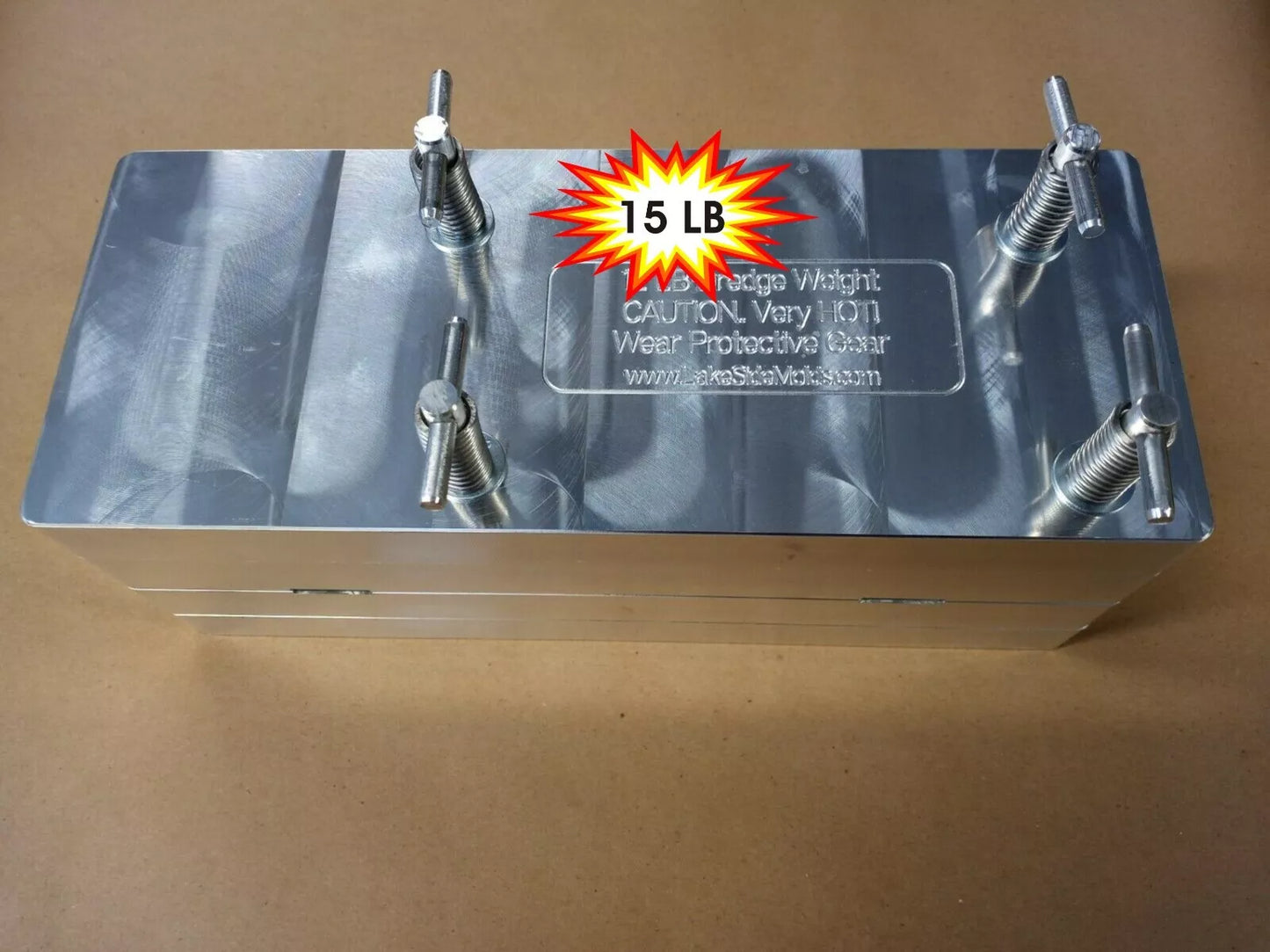 Heavy Dredge Weight Mold - 15 LB