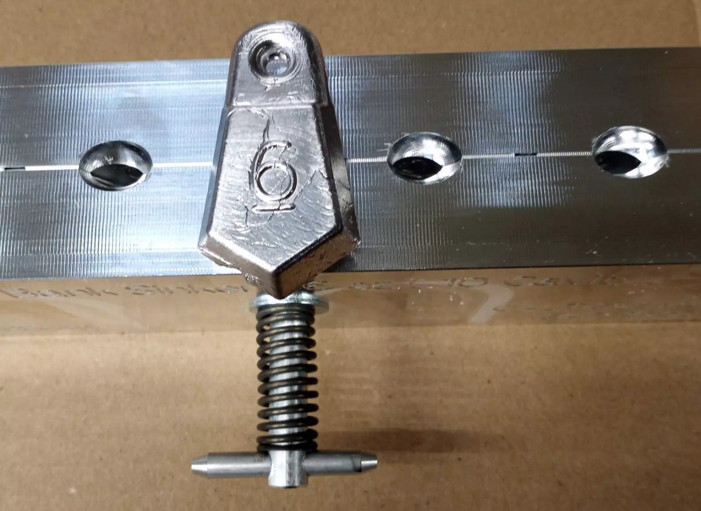 6 oz Flat Bank Sinker 10 Cavity Production Mold