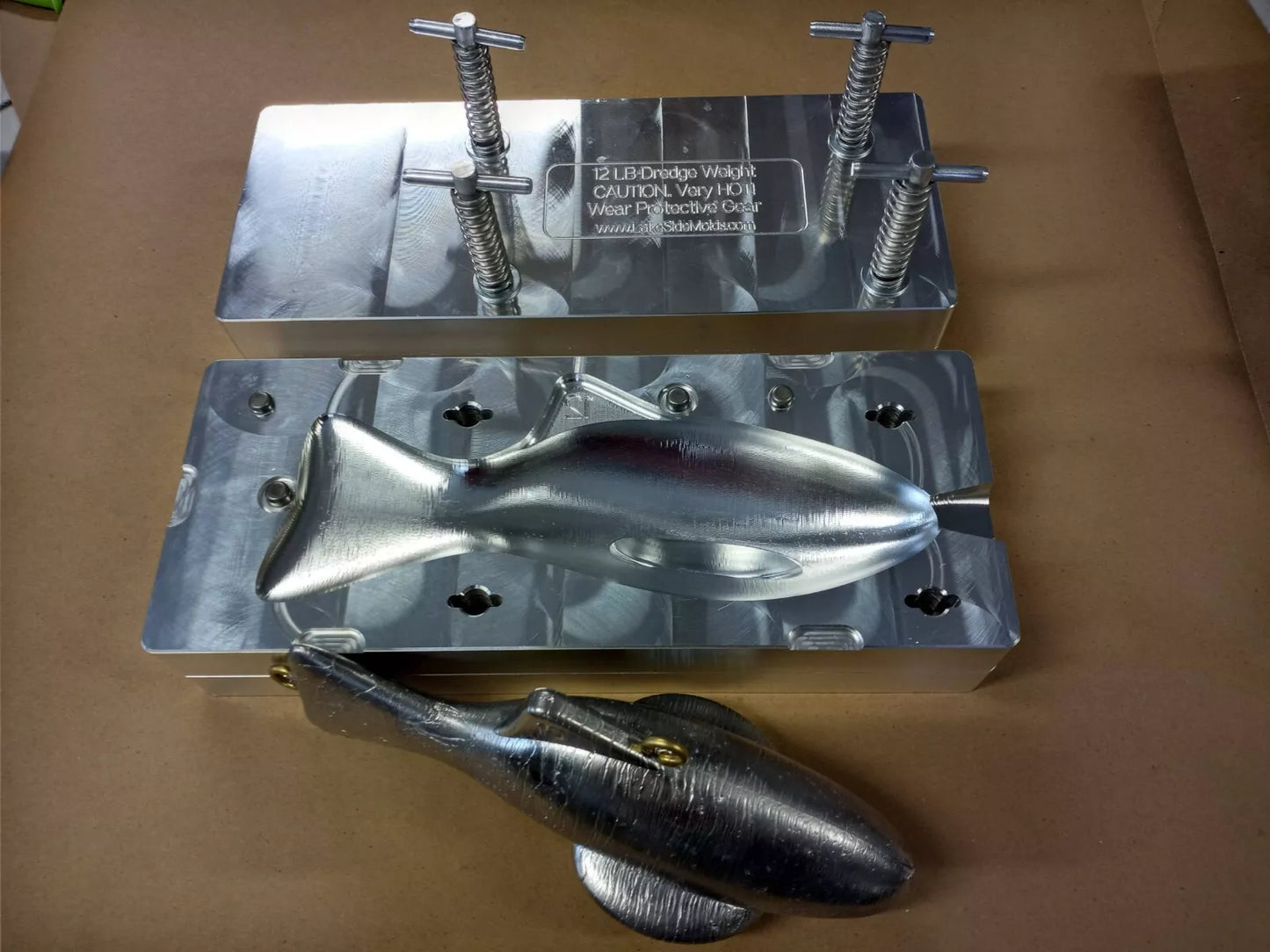 Heavy Dredge Fish Weight Mold - 12 LB