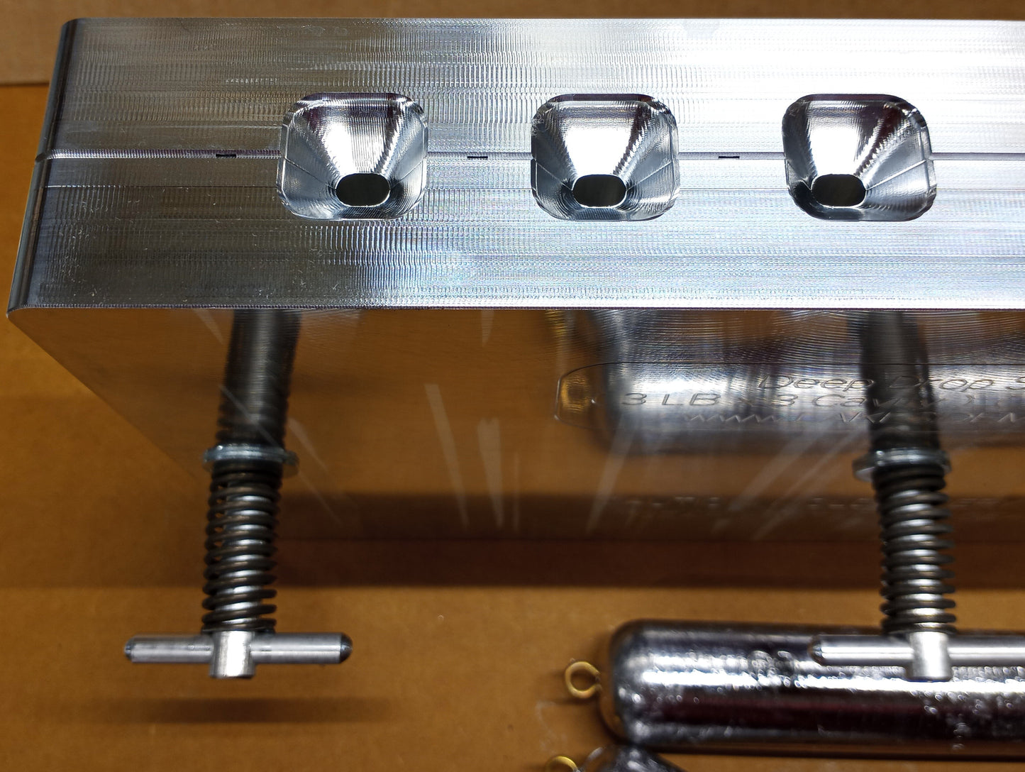 Deep Drop Weight Mold - (3 LB x 3 Cavity) (2 LB x 3 Cavity)