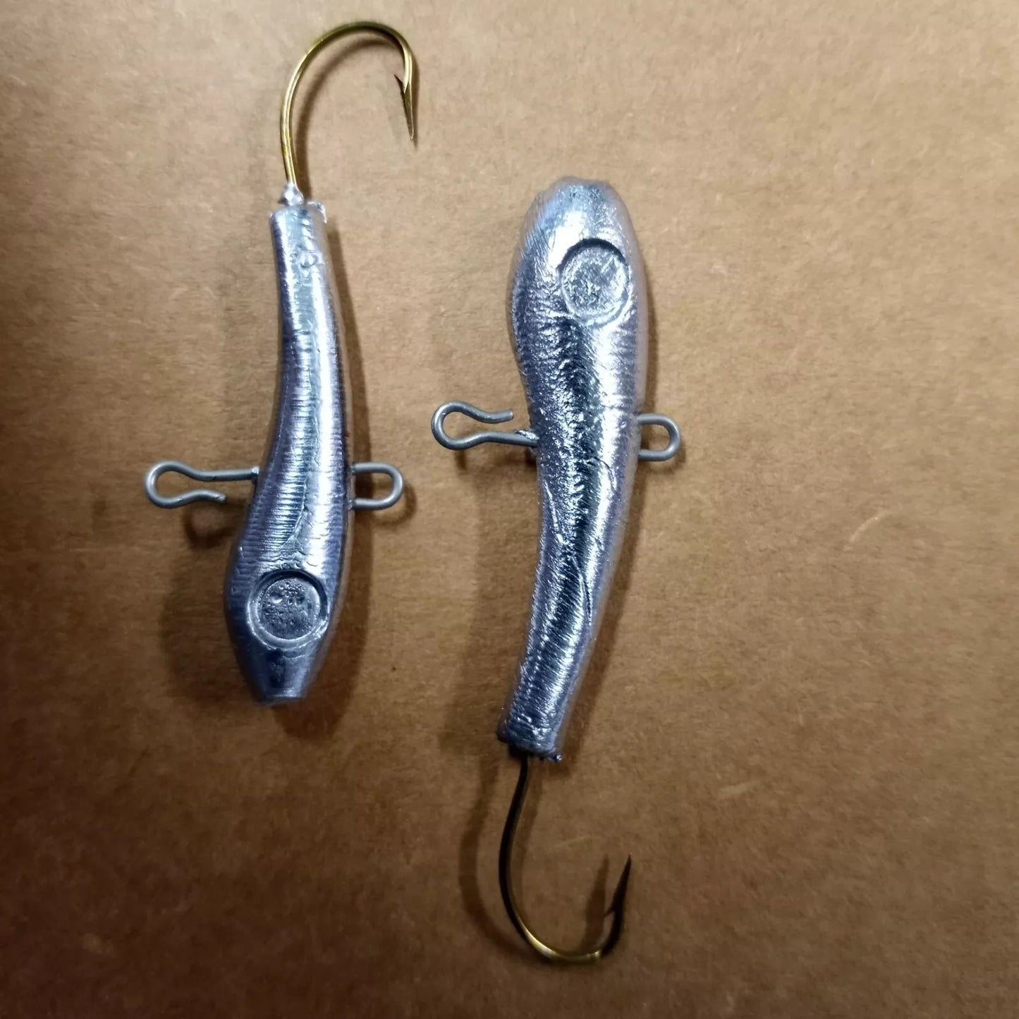 Vertical Jigging Minnow 6 cavity Mold ( 1/4 oz & 3/8 oz ) ( Kit 100 )