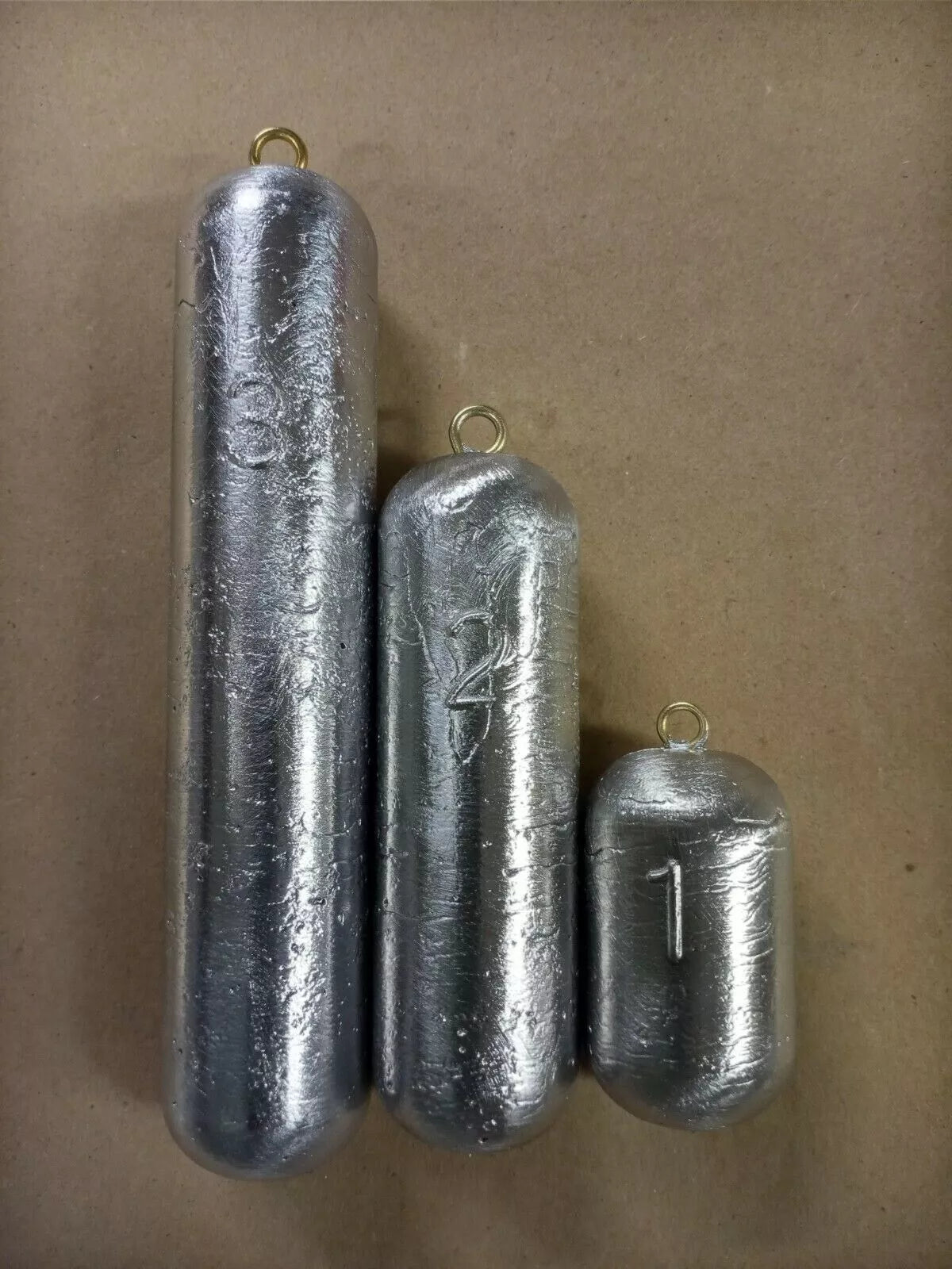 Deep Drop Weight Mold - 1 LB , 2 Lb, 3 Lb ( Combo Mold )