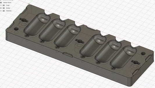 Deep Drop Weight Mold - 1.5 LB x 6 Cavity