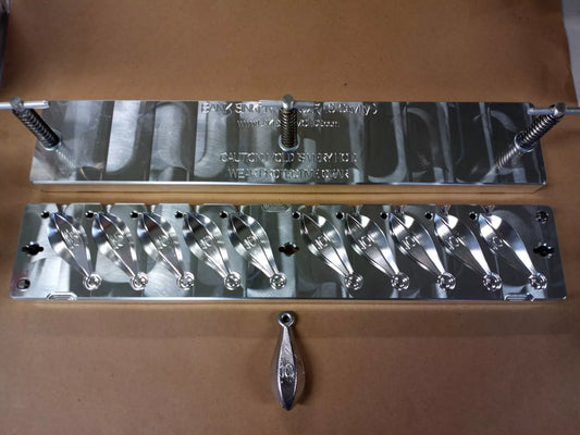 10 oz Bank Sinker 10 Cavity Production Mold