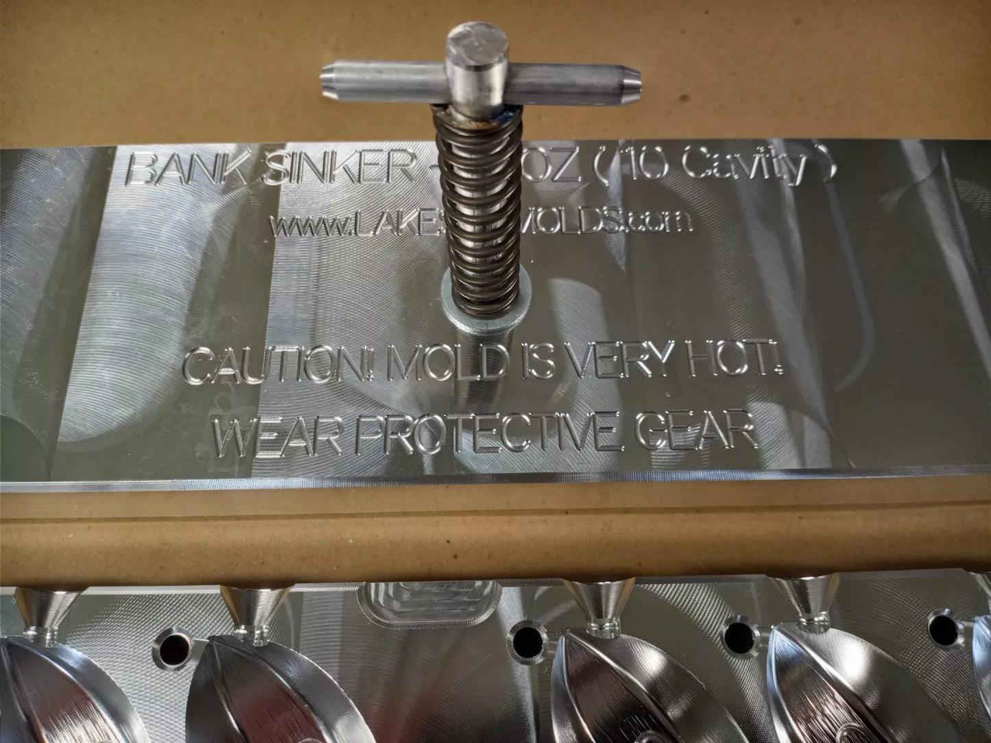 10 oz Bank Sinker 10 Cavity Production Mold