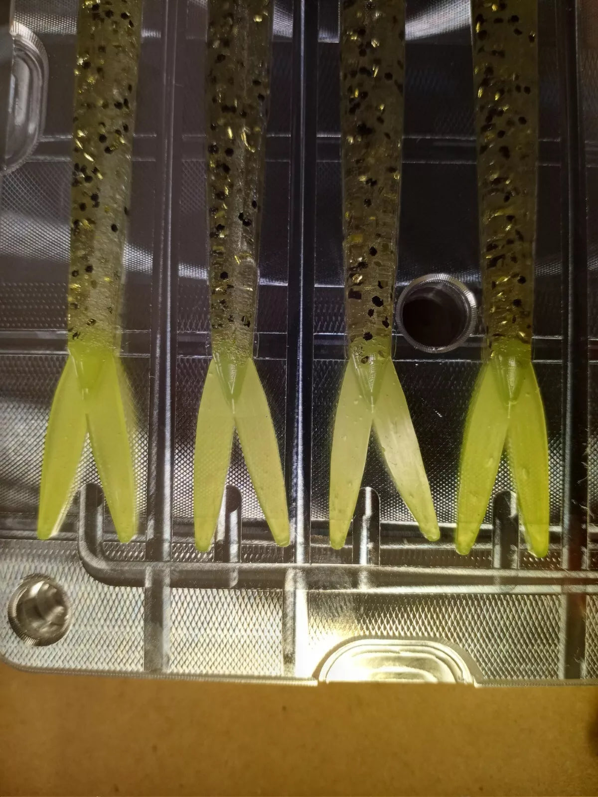 Aluminum Soft Bait Mold, 4 inch [JUMBO] Fork Tail Minnow ( MODEL J )