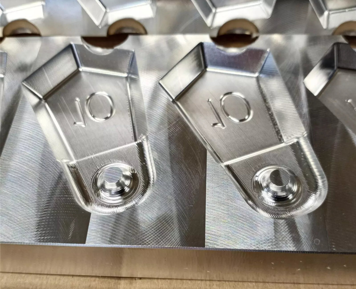 10 oz Flat Bank Sinker 10 Cavity Production Mold