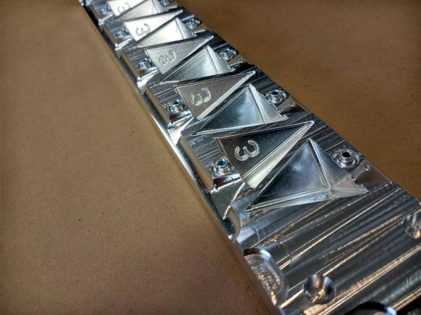 3 oz Pyramid Sinker Production Mold ( 12 cavity ) Aluminum CNC