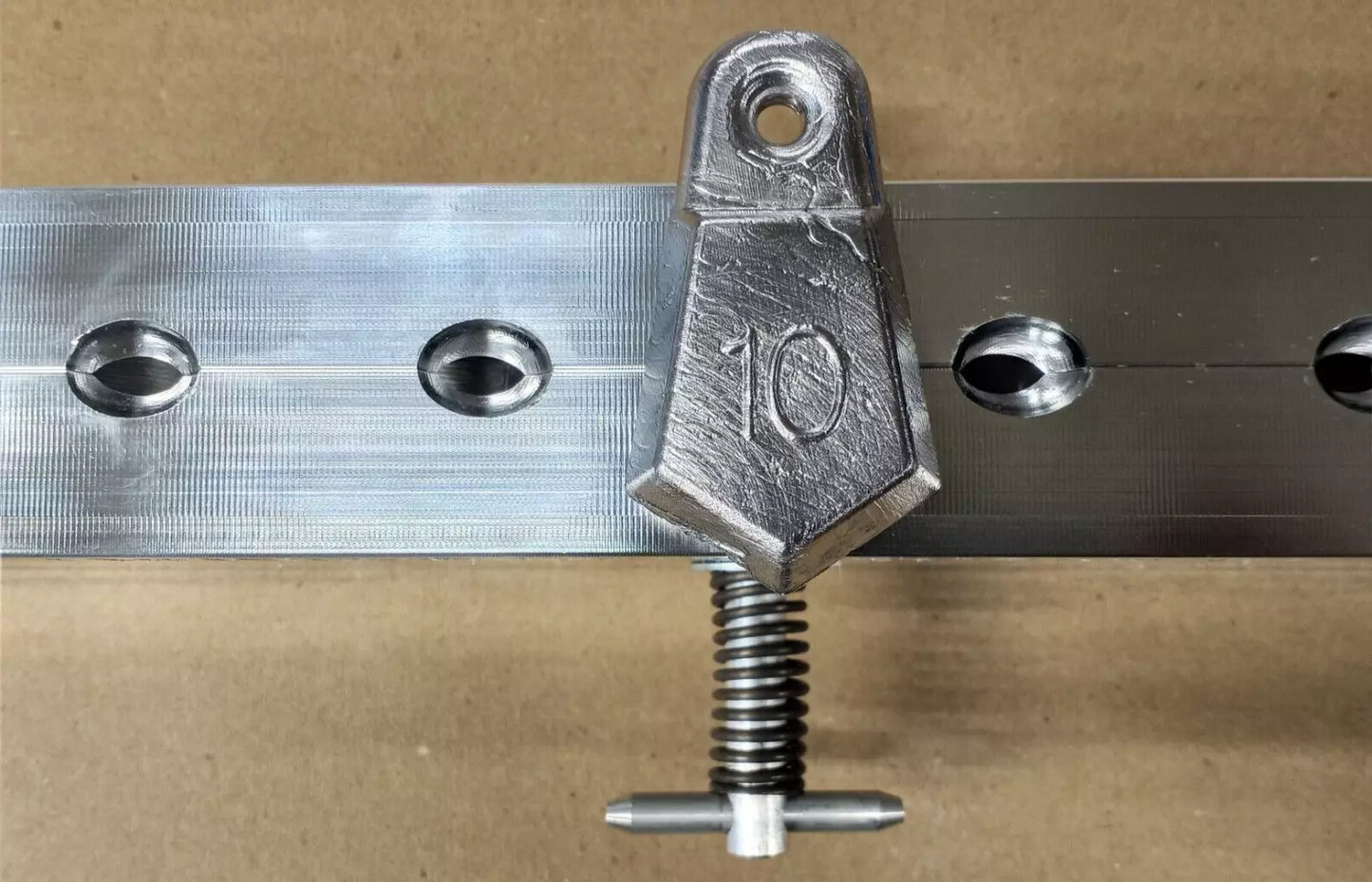 10 oz Flat Bank Sinker 10 Cavity Production Mold