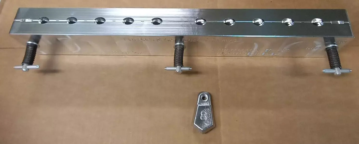 8 oz Flat Bank Sinker 10 Cavity Production Mold